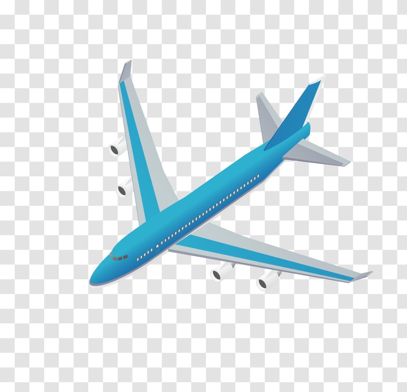 Vector Graphics Airplane Paper Plane Image - Airliner - Maquette Transparent PNG