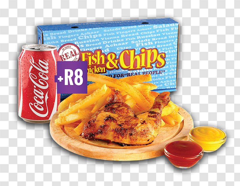 French Fries Fish And Chips Full Breakfast Junk Food - Kids Meal Transparent PNG