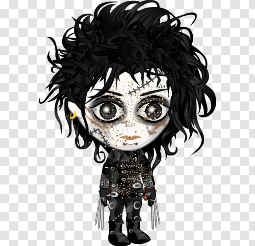 YoWorld Character Cartoon Goth Subculture Fiction - Edward Scissorhands Transparent PNG