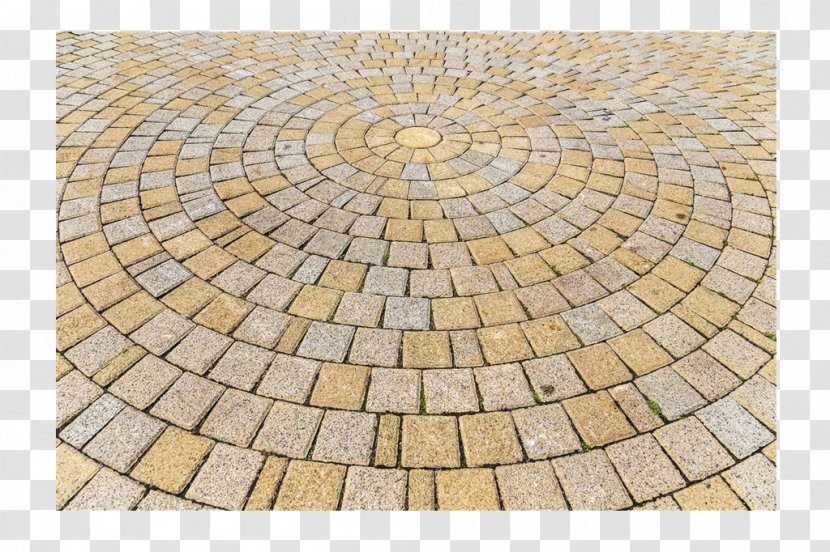 Brick Wall Floor Tile - Cobblestone - Texture Transparent PNG