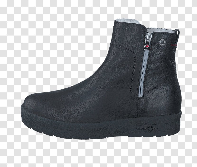 Black Shoe Boot Botina Leather - Woman Transparent PNG