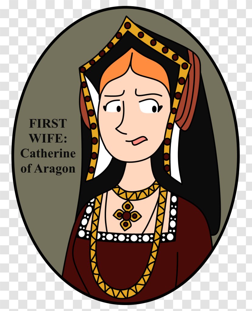 Catherine Of Aragon Henry VIII And His Six Wives List King Tudor Rose Clip Art - Happiness Transparent PNG