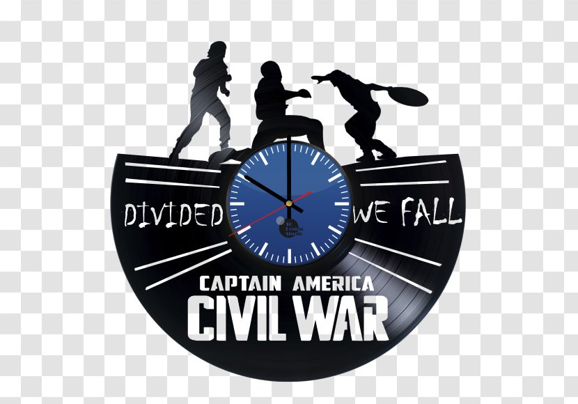 Iron Man Captain America Hulk Thor Clock - Logo - Metal Wall Clocks Transparent PNG