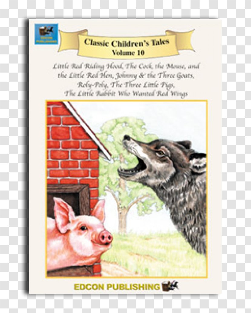 The Little Red Hen Book Non-fiction Three Pigs - Advertising Transparent PNG