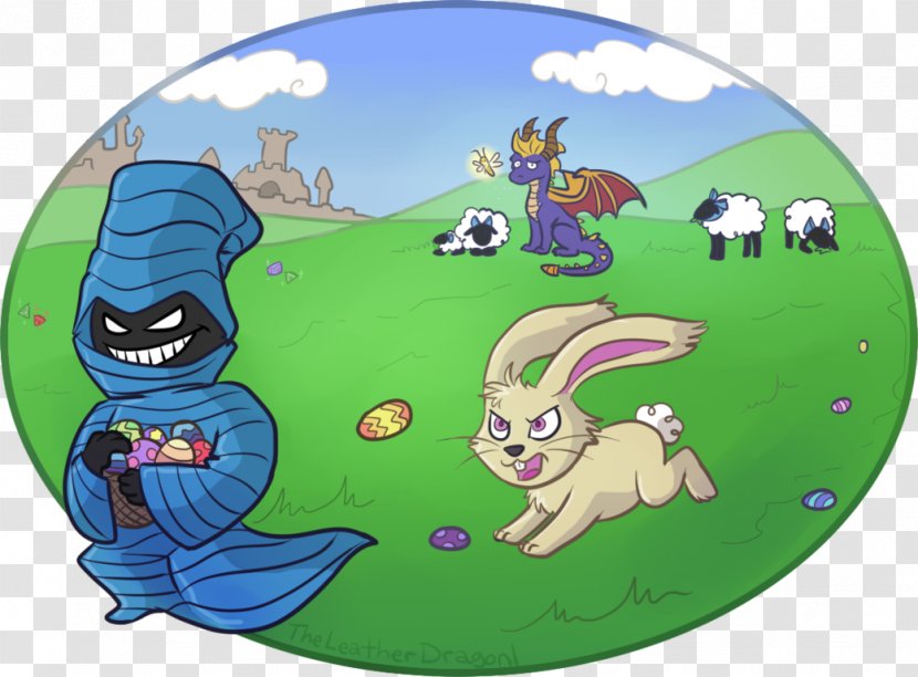 Easter Bunny Dragon Egg Spyro: A Hero's Tail - Grass - Happy Spring Break 2016 Transparent PNG