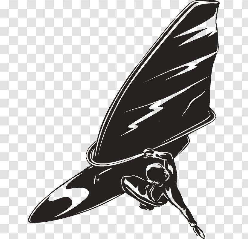 Windsurfing Royalty-free - Butterfly - Surfing Transparent PNG