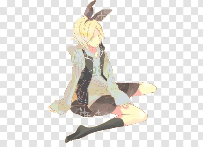 Kagamine Rin/Len Vocaloid 2 Art - Tree - Flower Transparent PNG