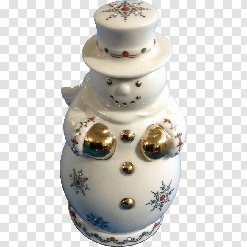 Ceramic Christmas Ornament - Snowman Transparent PNG
