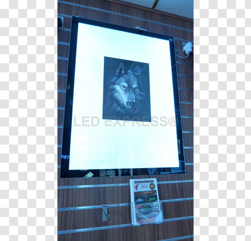 Flat Panel Display Picture Frames Light-emitting Diode LED - Blue - Light Transparent PNG