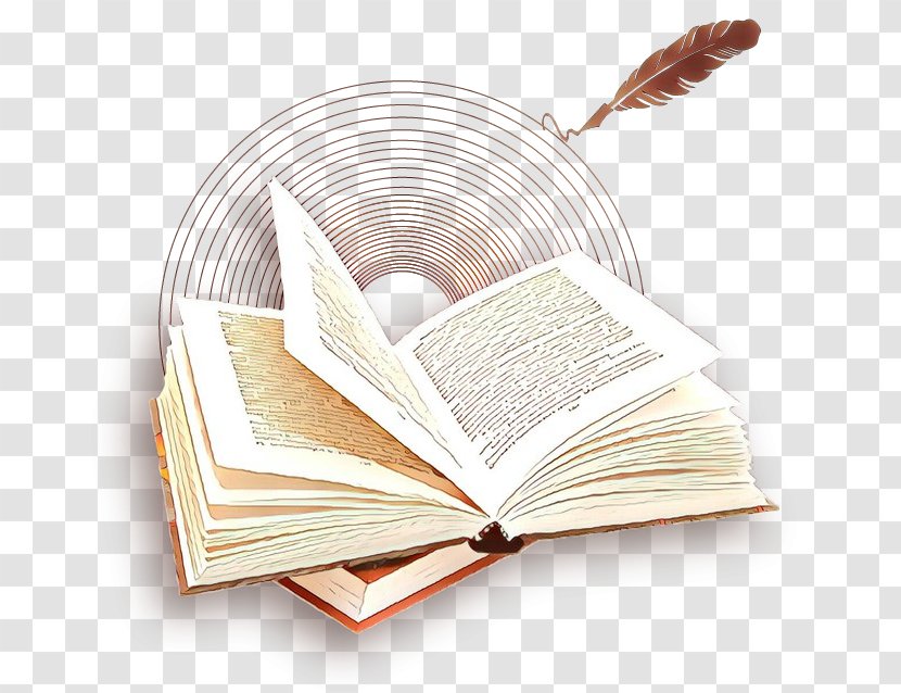 Cartoon Book - Paper - Beige Transparent PNG