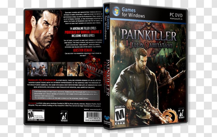 Painkiller: Hell & Damnation Xbox 360 THQ Nordic Toy - Personal Computer Transparent PNG