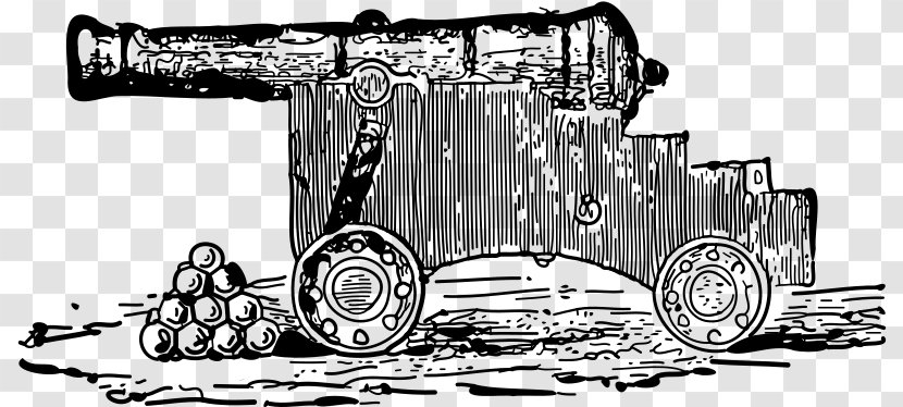 Cannon Artillery Clip Art - Round Shot Transparent PNG