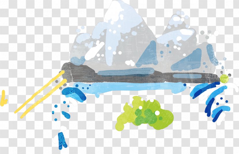 Cartoon Iceberg - World - Decoration Transparent PNG