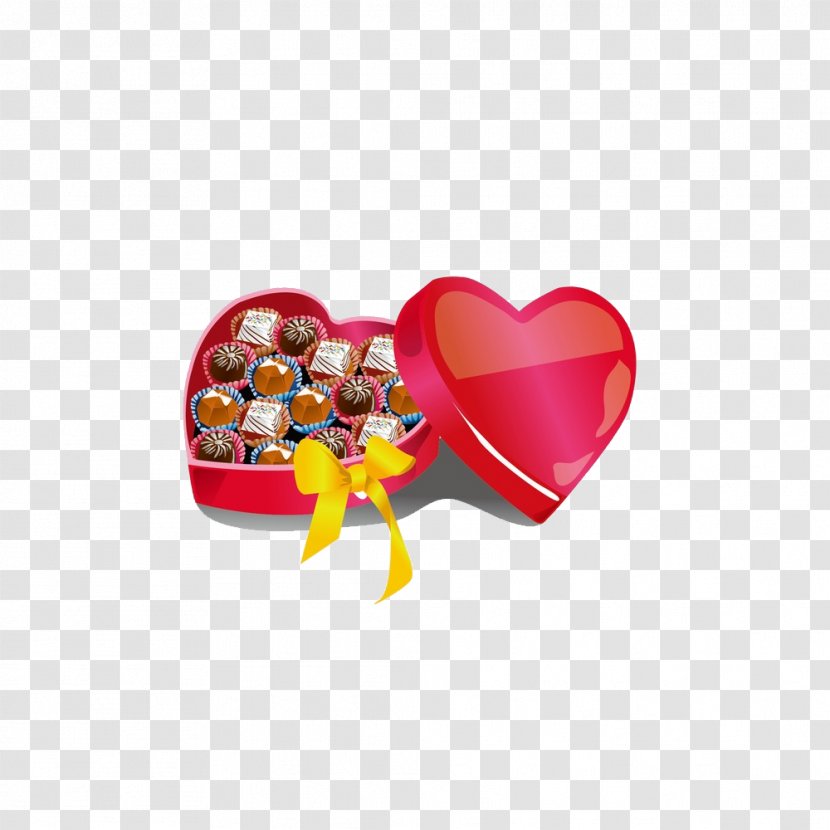 Heart Gift Valentines Day - Marriage - Valentine's Chocolate Transparent PNG