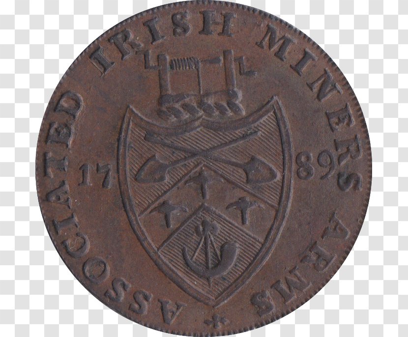 Copper Medal Manhole Brown - Metal - Token Coin Transparent PNG