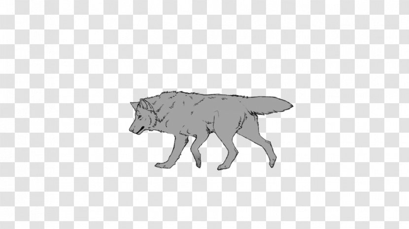 Dog Coyote Animation Line Art DeviantArt - Fauna - Cartoon Wolf Transparent PNG