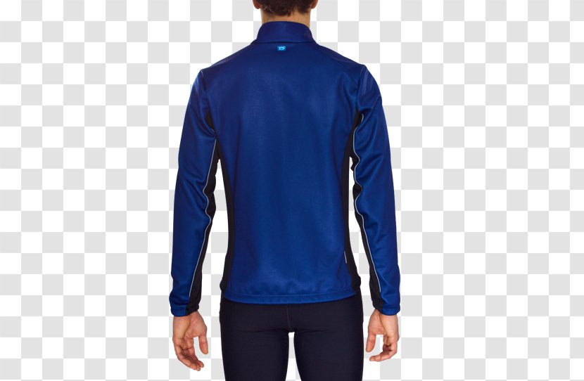 Hood Sleeve Sweater Jacket Jumper - Cobalt Blue Transparent PNG
