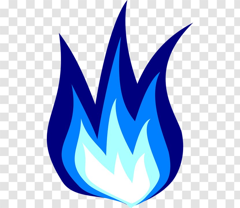 Fire Flame Clip Art - Campfire - Abstract Blue A Transparent PNG