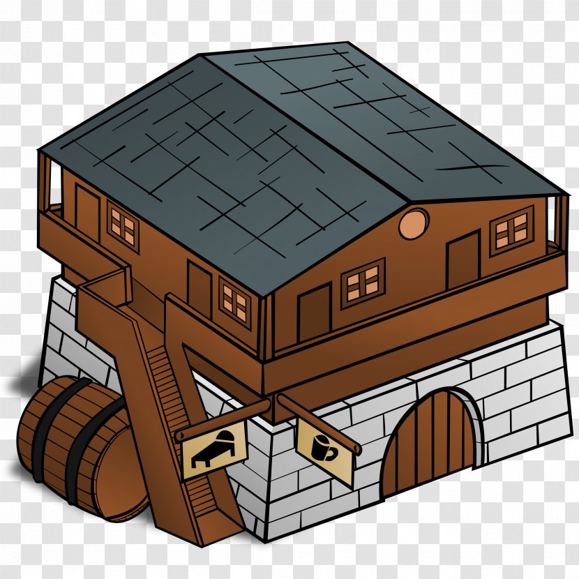 Inn Pub Clip Art - Facade - Medieval Transparent PNG