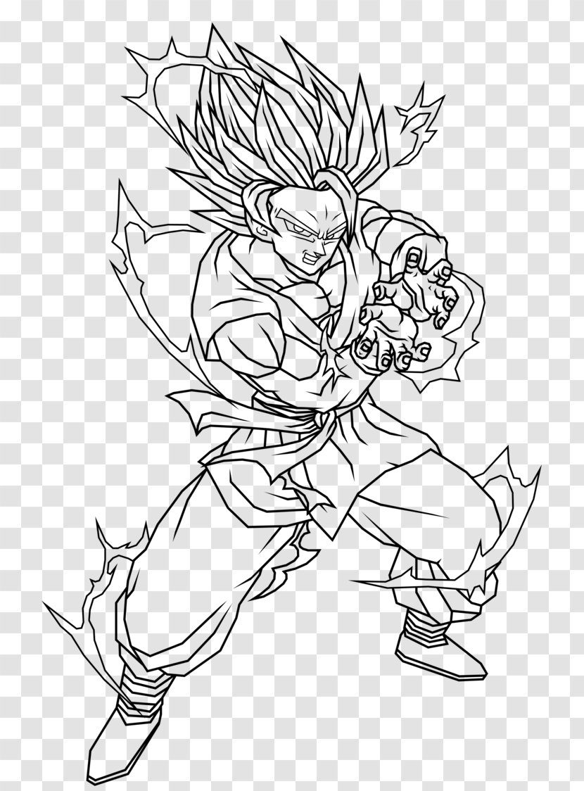 Goku Gohan Vegeta Trunks Super Saiyan - Branch Transparent PNG