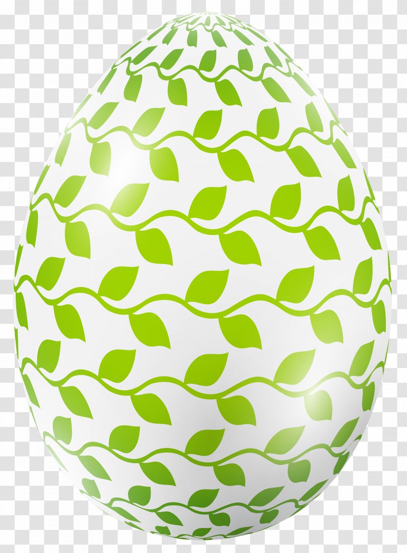 Red Easter Egg Bunny Clip Art - Pattern - With Leaves Image Transparent PNG