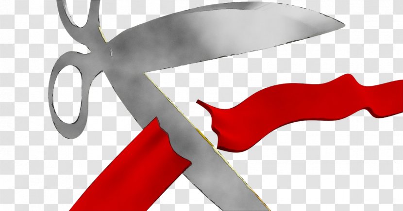 Red Scissors Flag Cold Weapon Clip Art - Watercolor Transparent PNG