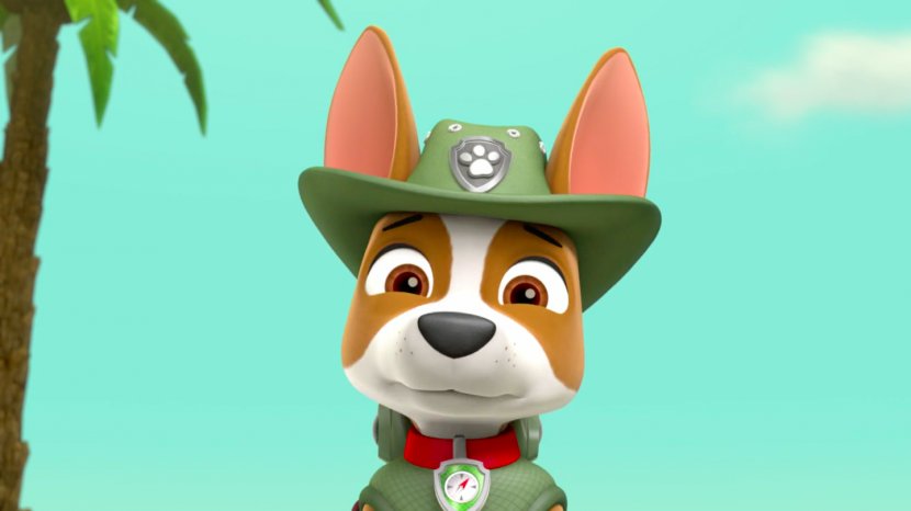 Puppy YouTube Tracker Joins The Pups! Five Little Monkeys Mission PAW: Quest For Crown - Mascot - Paw Patrol Transparent PNG