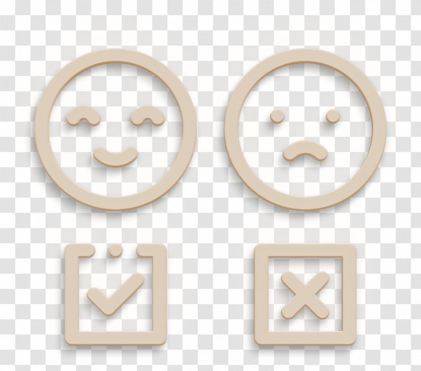Rating And Validation Icon Sad Icon Check Icon Transparent PNG