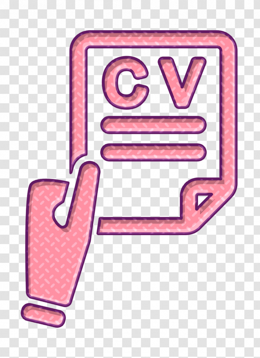 Curriculum Icon Job Search Symbol Of A Hand Holding Cv Icon Interface Icon Transparent PNG