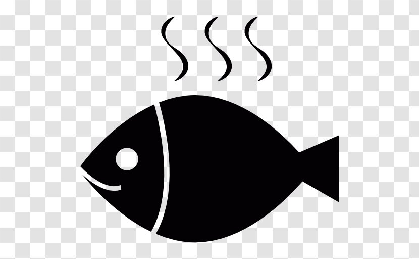 Fried Fish Seafood Cooking - Silhouette Transparent PNG