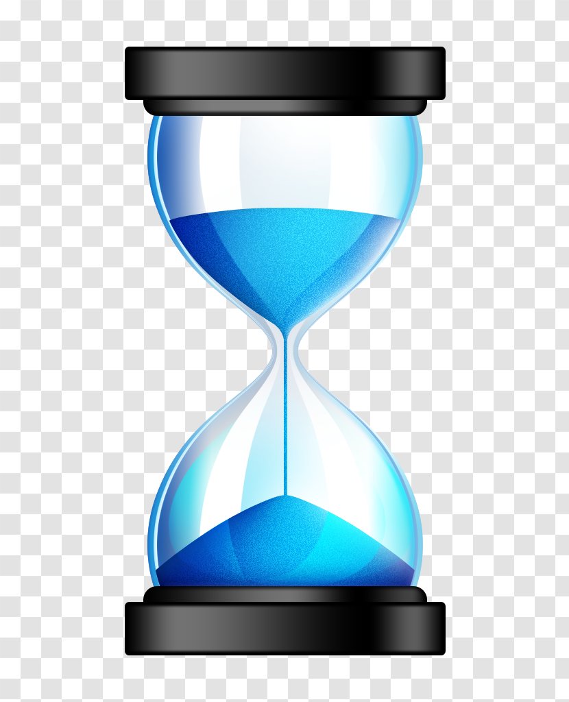 Hourglass Icon - Design - Blue Transparent PNG