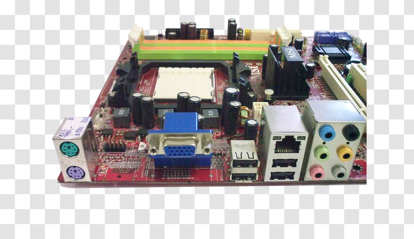 Motherboard Intel Hewlett-Packard Electronics Electronic Engineering - Socket AM2 Transparent PNG