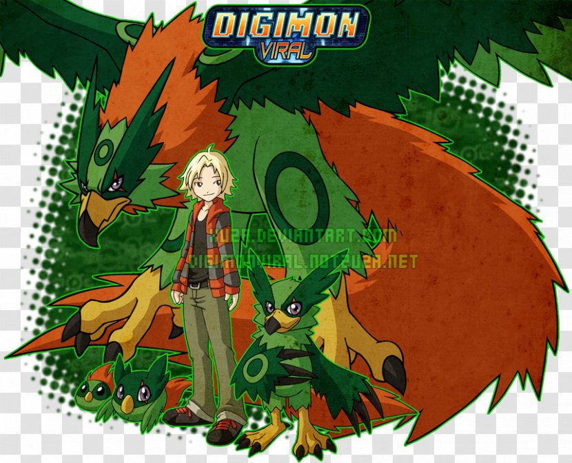 Digimon DeviantArt Fan Art Bird - Flower Transparent PNG