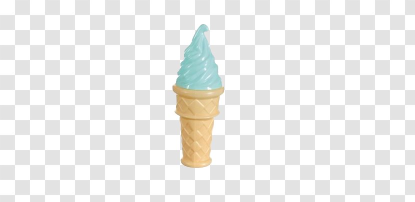 Ice Cream - Blue Plastic Cones Transparent PNG