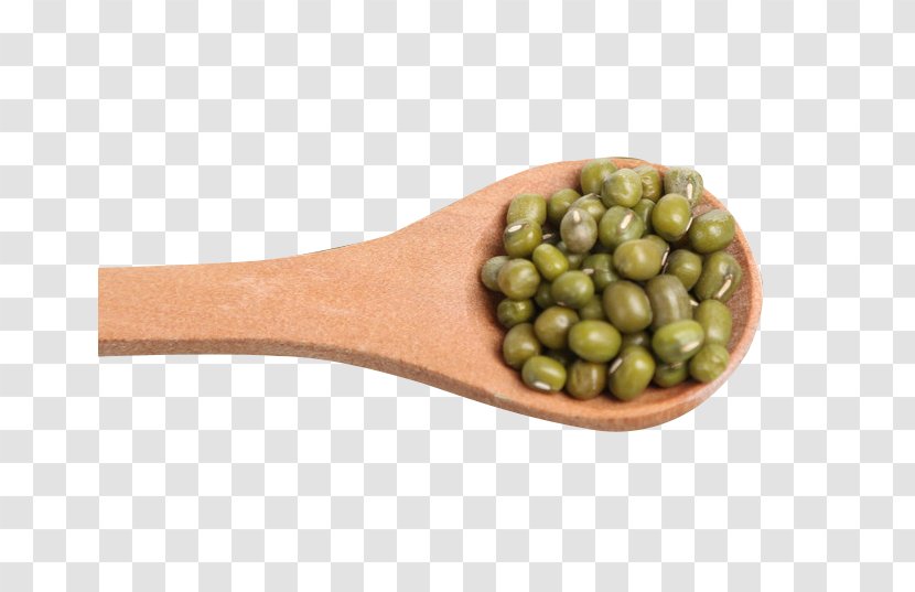 Mung Bean Wood - Wooden Spoon Green Beans Transparent PNG