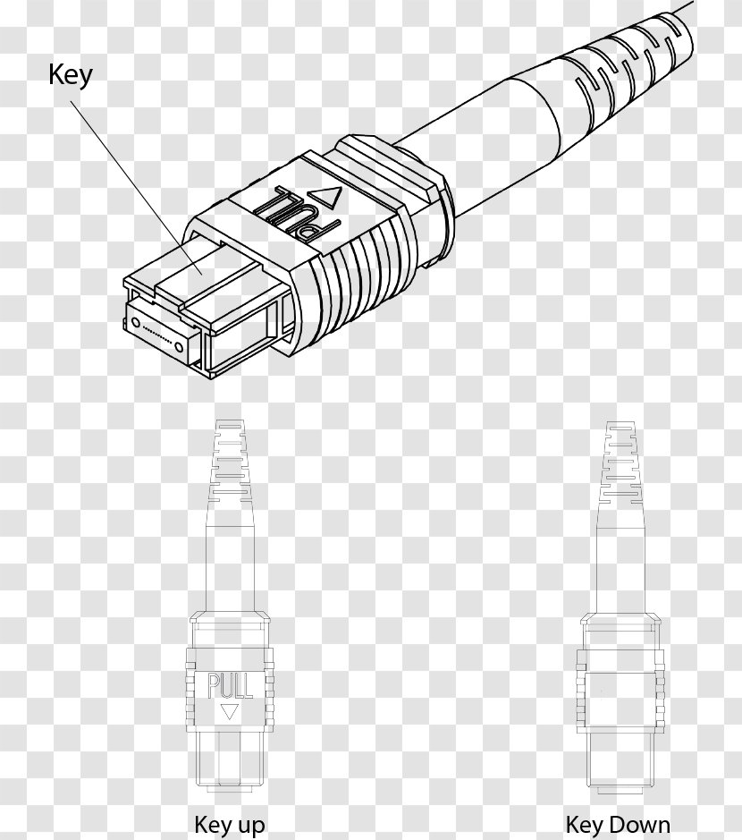 Network Cables Cable Television Pushdown Electrical Cox Communications - One - Fiber Optic Transparent PNG