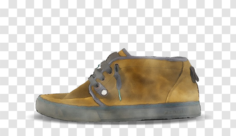 Suede Khaki Walking Shoe Beige Shoe Transparent PNG