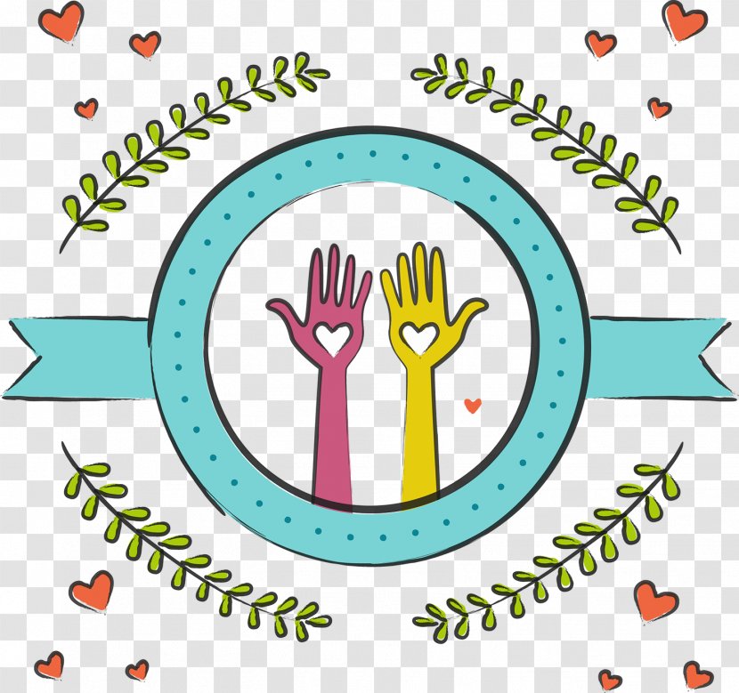 International Day Of Charity Euclidean Vector Love - Text - Cute Hands Care Transparent PNG