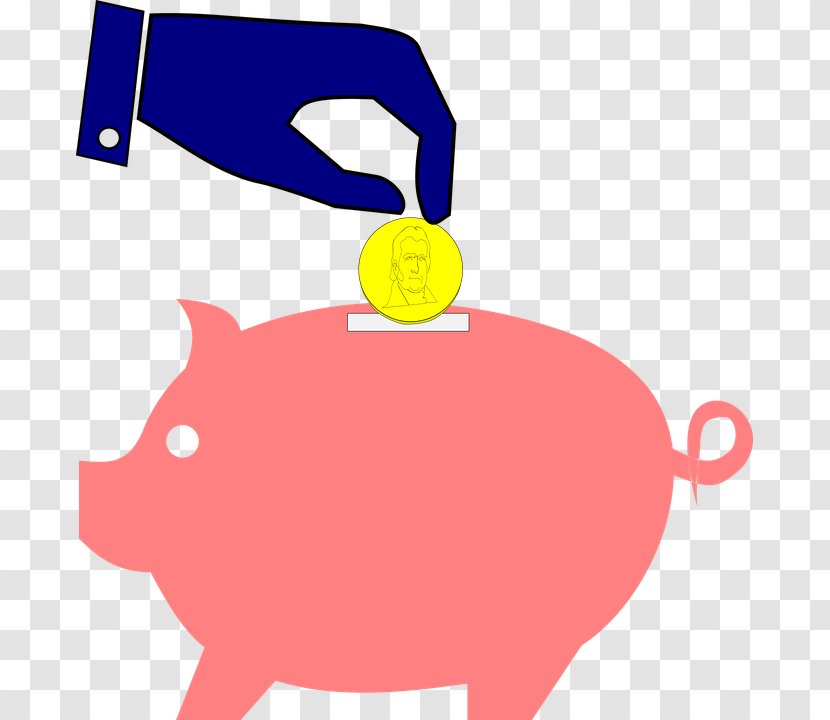 Piggy Bank Money Clip Art - Demand Deposit Transparent PNG