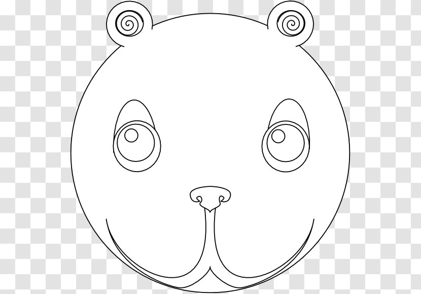 Black And White Line Art Coloring Book - Cartoon - Cute Teddy Transparent PNG