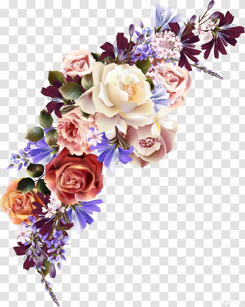 Cut Flowers Garden Roses Clip Art - Floristry Transparent PNG