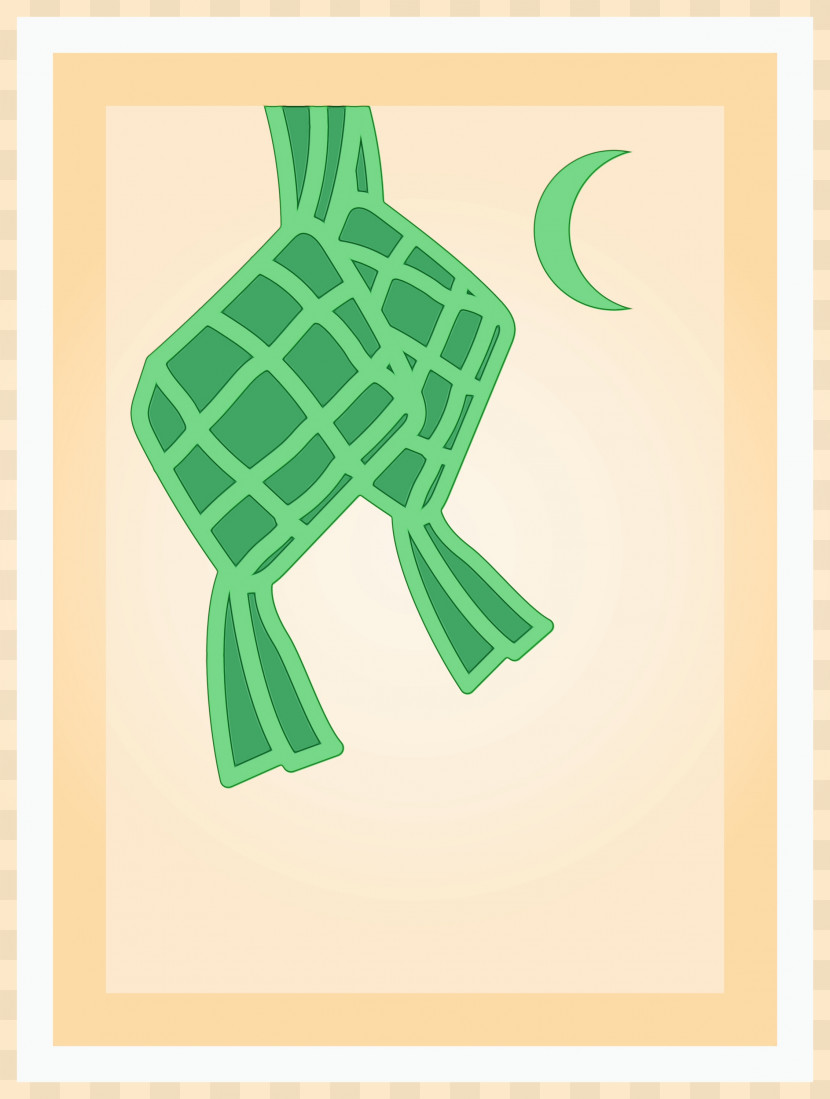 Giraffe Cartoon Green Meter Paper Transparent PNG