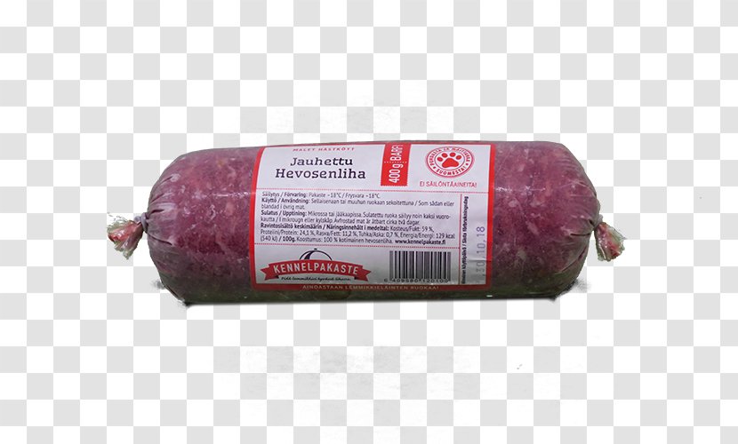 Kennelpakaste Oy Sausage Cervelat Soppressata Mettwurst - Animal Source Foods Transparent PNG