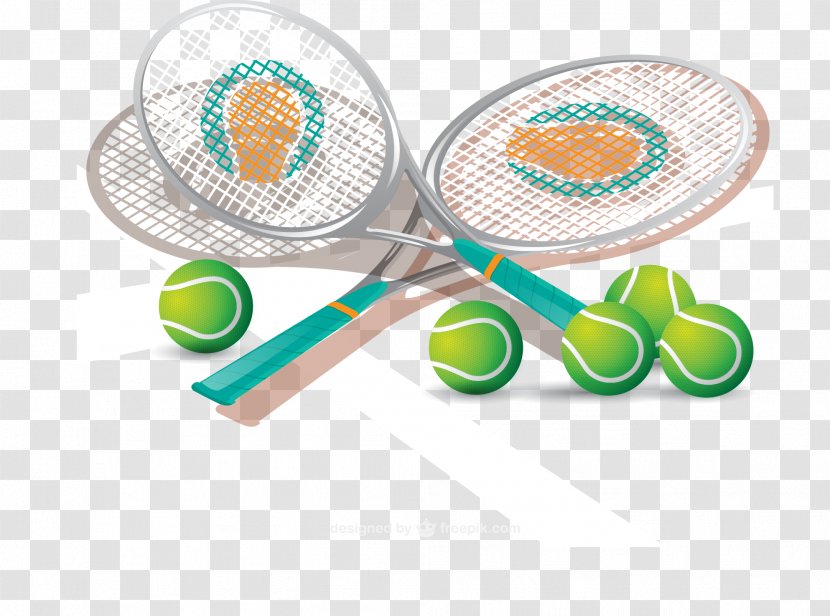 Badminton Racket Rakieta Tenisowa Tennis Ball - On The Court Transparent PNG