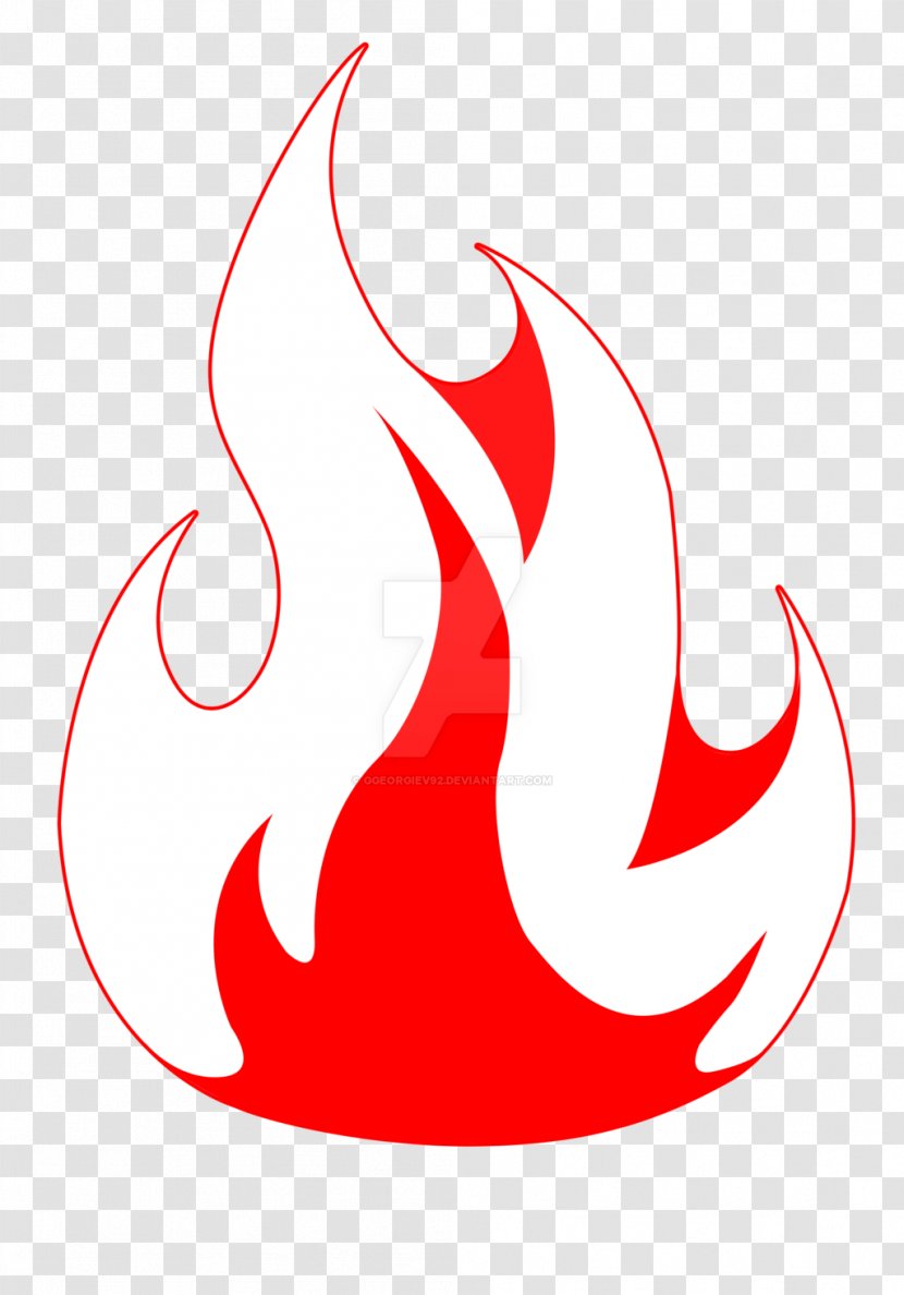 Flame Logo - Black And White Transparent PNG