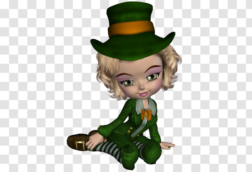 Saint Patrick's Day Doll 17 March Figurine - Cartoon Transparent PNG