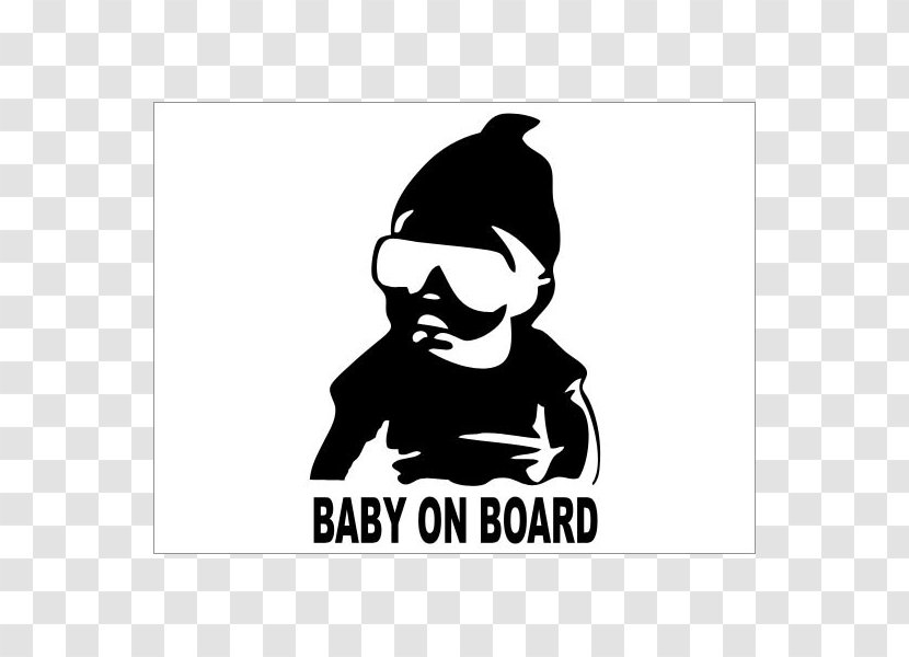 Wall Decal Bumper Sticker Baby On Board - Stencil - Car Transparent PNG
