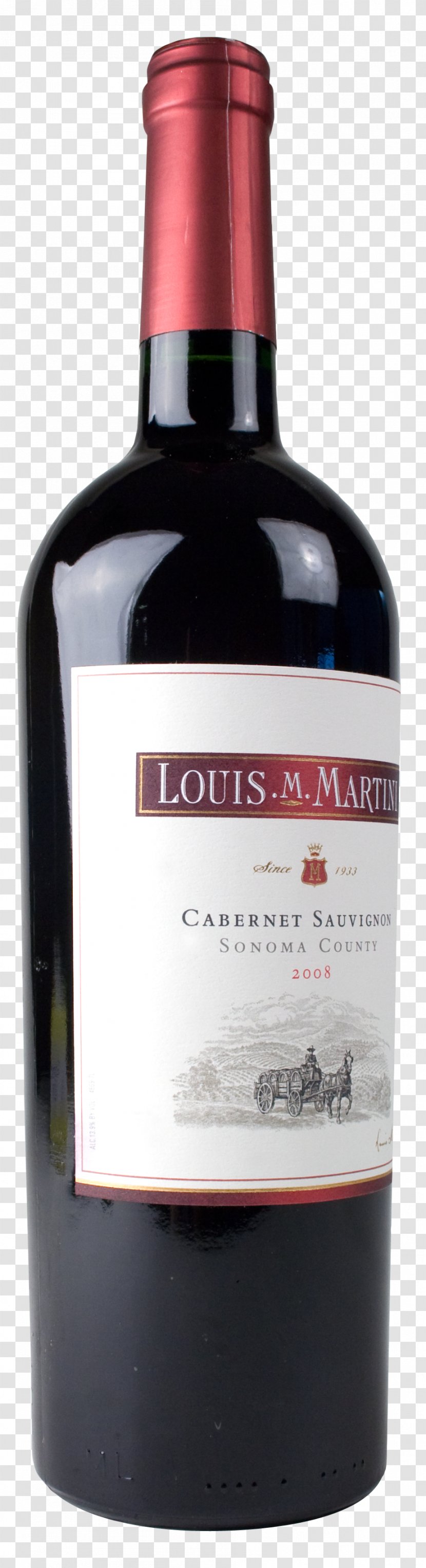 Liqueur Louis M. Martini Winery Dessert Wine Glass Bottle Transparent PNG