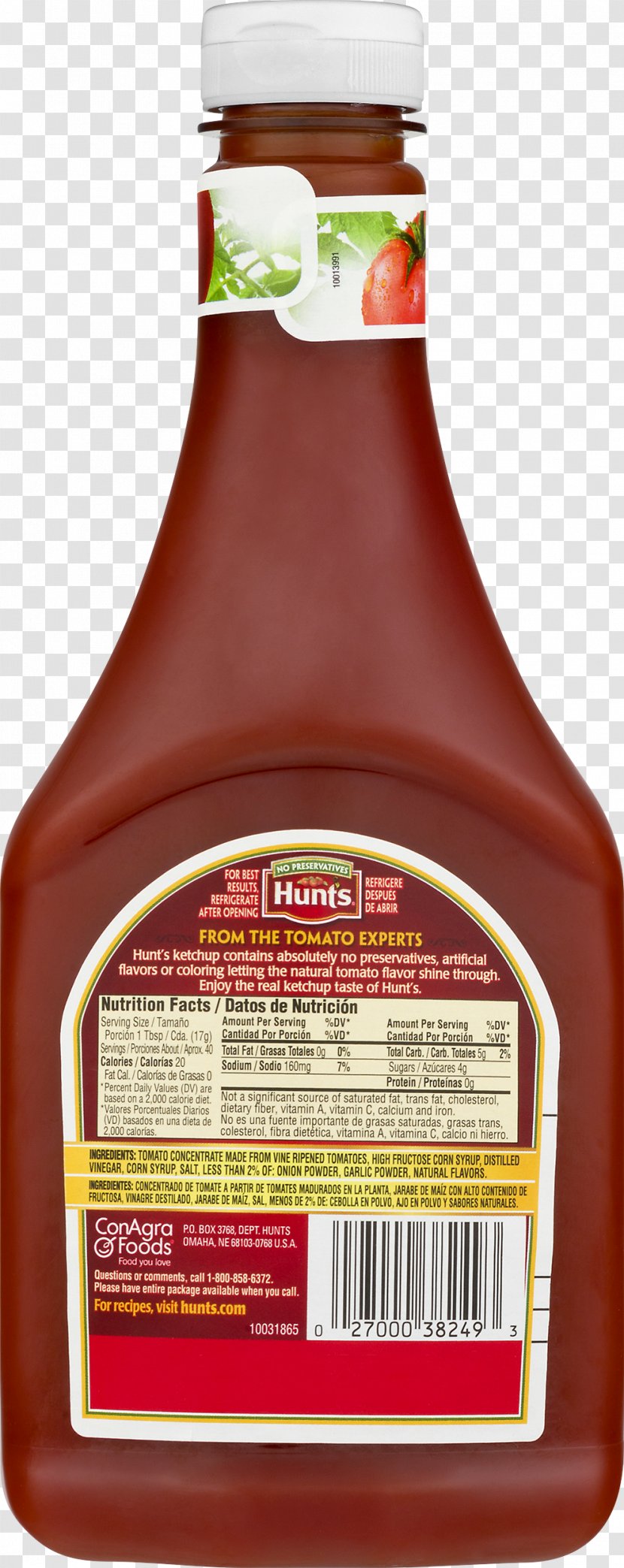 Ketchup H. J. Heinz Company Hunt's Tomato Seasoning - H J Transparent PNG