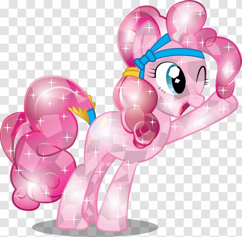 Pinkie Pie Pony Fluttershy Rarity Twilight Sparkle - Applejack - Crystallize Vector Transparent PNG